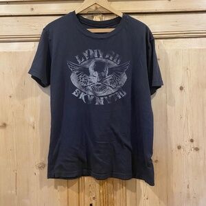 Vintage Lynyrd Skynyrd Black Cotton T-Shirt Tee Size Small